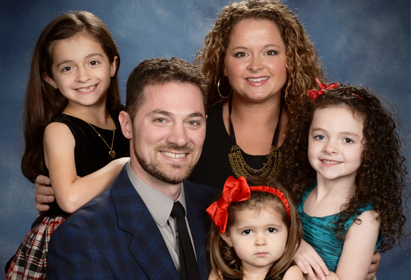 Pastor Smith with his family